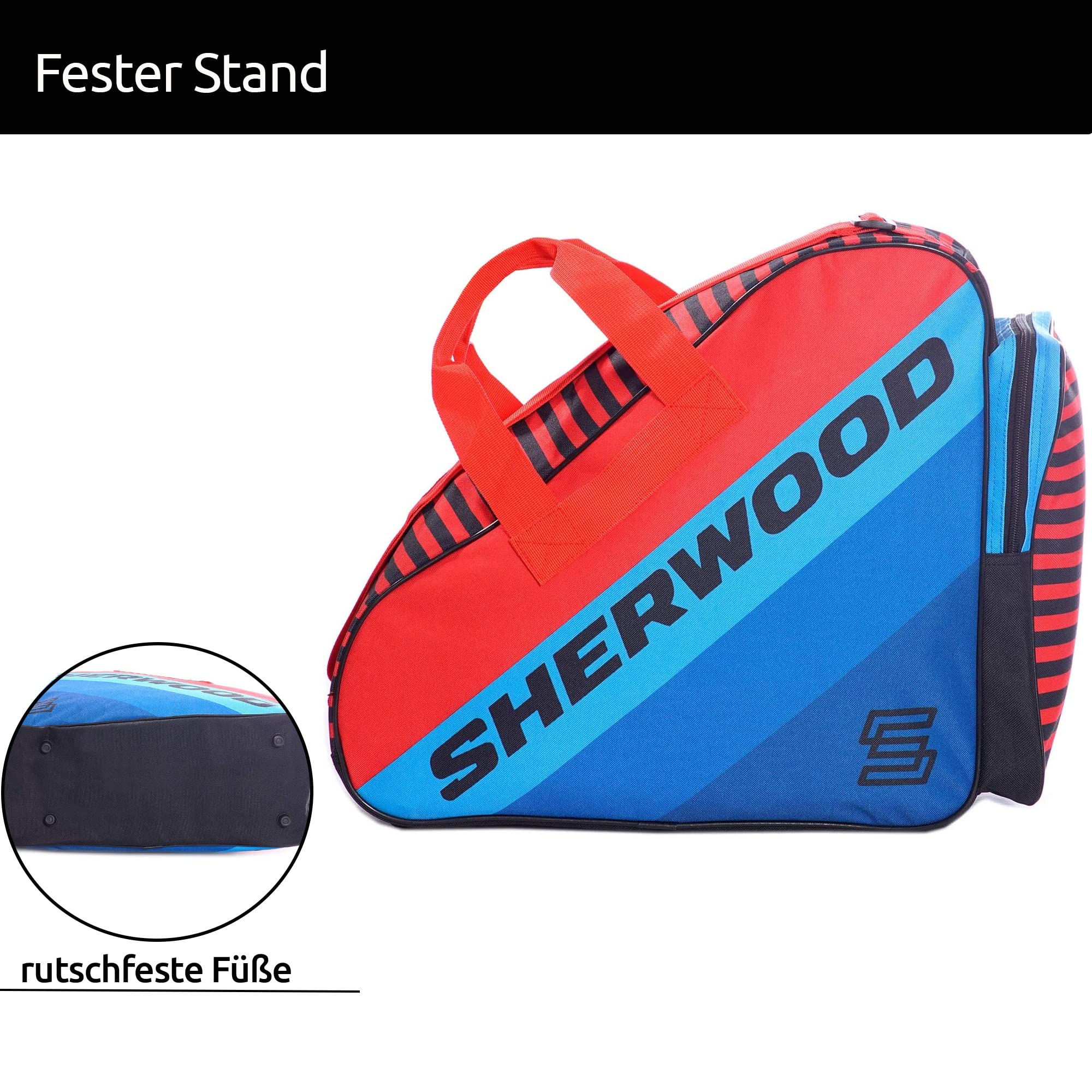 Sher-wood Sherwood Borsa da ghiaccio per adulti e bambini, borsa da hockey su ghiaccio, ideale per pattini a rotelle e pattinaggio su ghiaccio (giallo)