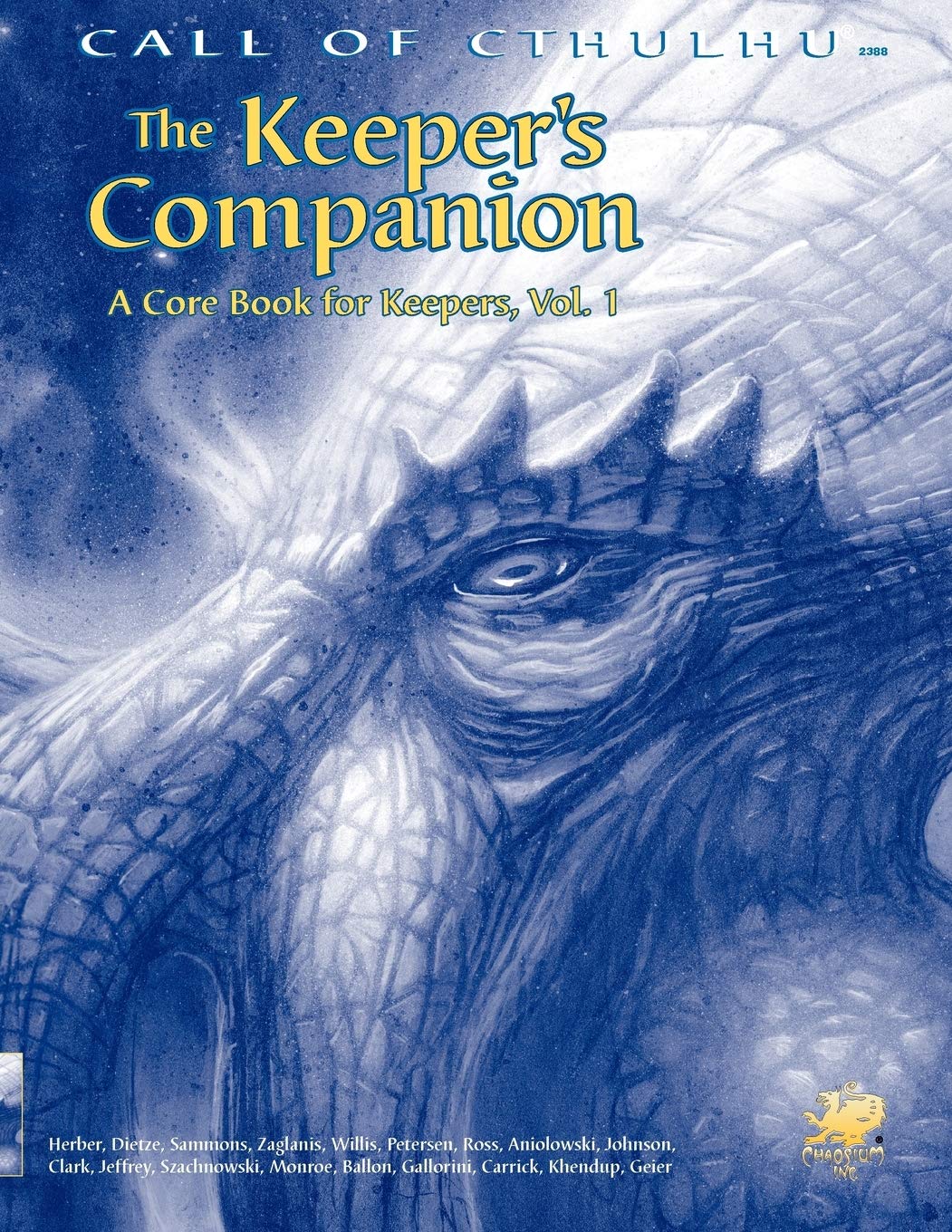 Call of Cthulu: Keeper's Companion: 1 (Call of Cthulhu)