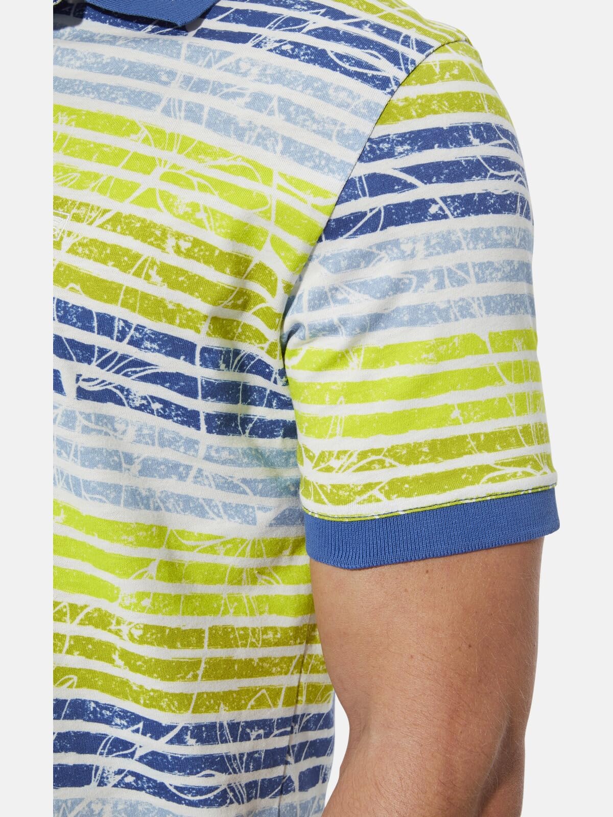 BABISTA Herren Poloshirt Aranor | gestreift, mit Polo-Kragen, Männer Freizeit-Shirt mit Streifen, 100% Baumwolle, große Größen bis Gr. 5XL