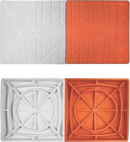 Miniatura 2 de Champion Sports Juego de primera base de béisbol de seguridad de tamaño oficial – Juego de primera base de goma moldeada de liberación rápida