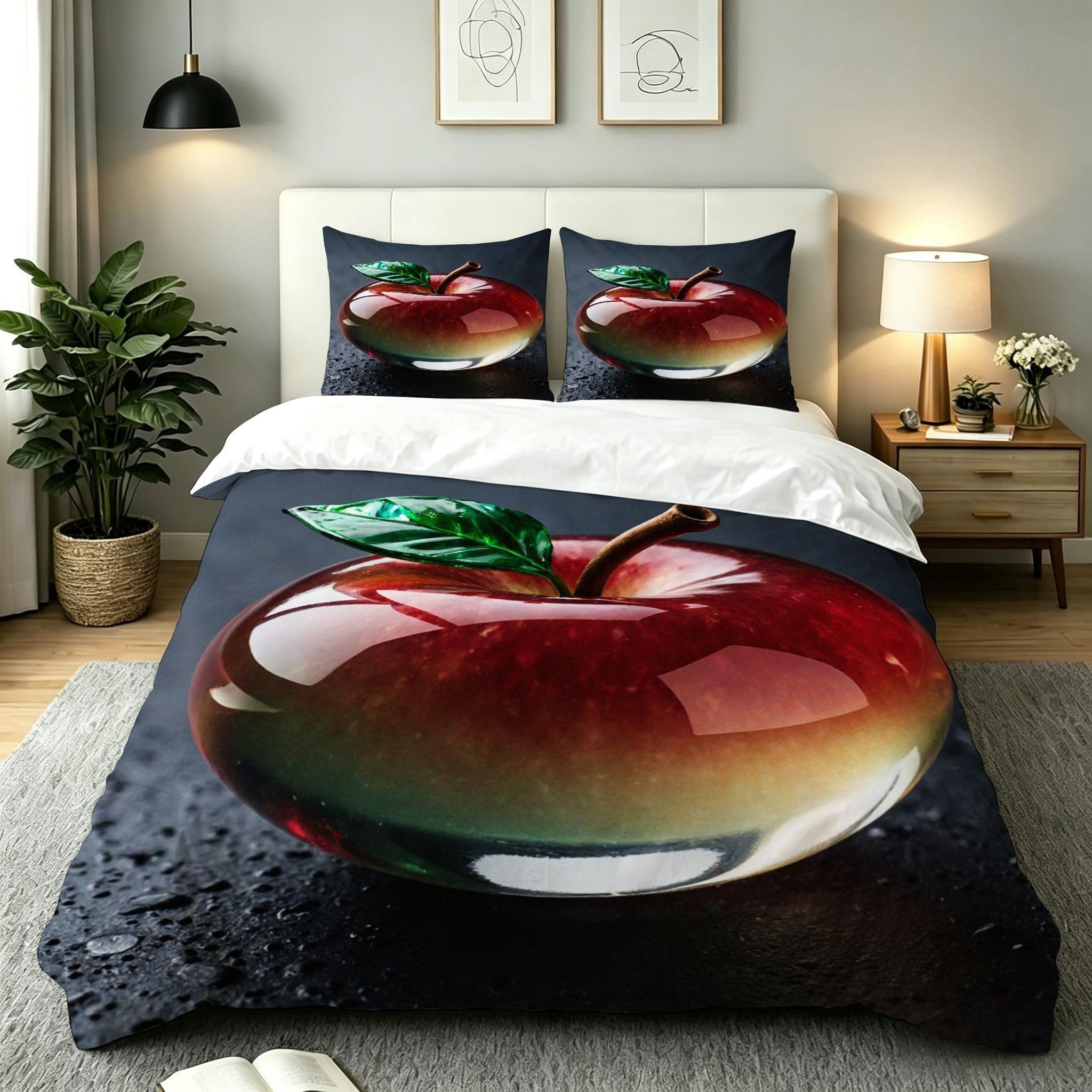Housse de Couette Sans Pli 240x260 cm Anti-Glissement pour un Lit Toujours Net