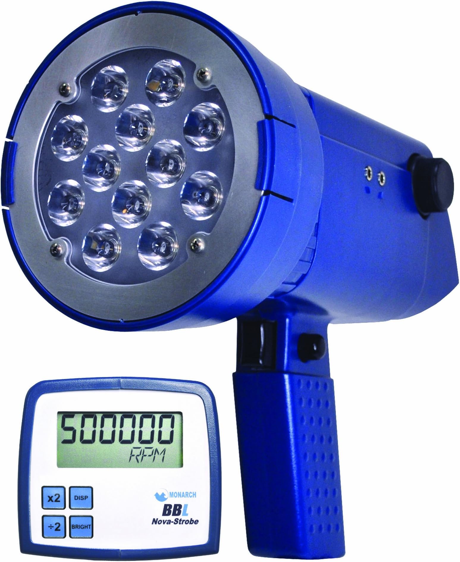 Monarch Nova-Strobe BBL LED Portable Stroboscope, Rechargeable Battery, 9" L x 3.66" W x 3.56" H