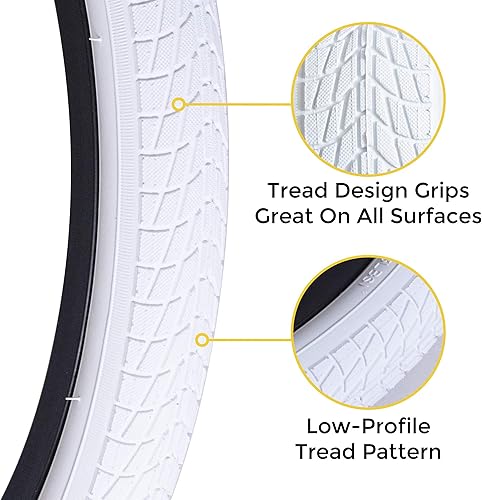 Miniatura 3 de Paquetes de neumáticos de bicicleta de 20 pulgadas para niños y neumáticos BMX. Se adapta a tubos de bicicleta de 20 x 1.75, neumáticos, llantas,