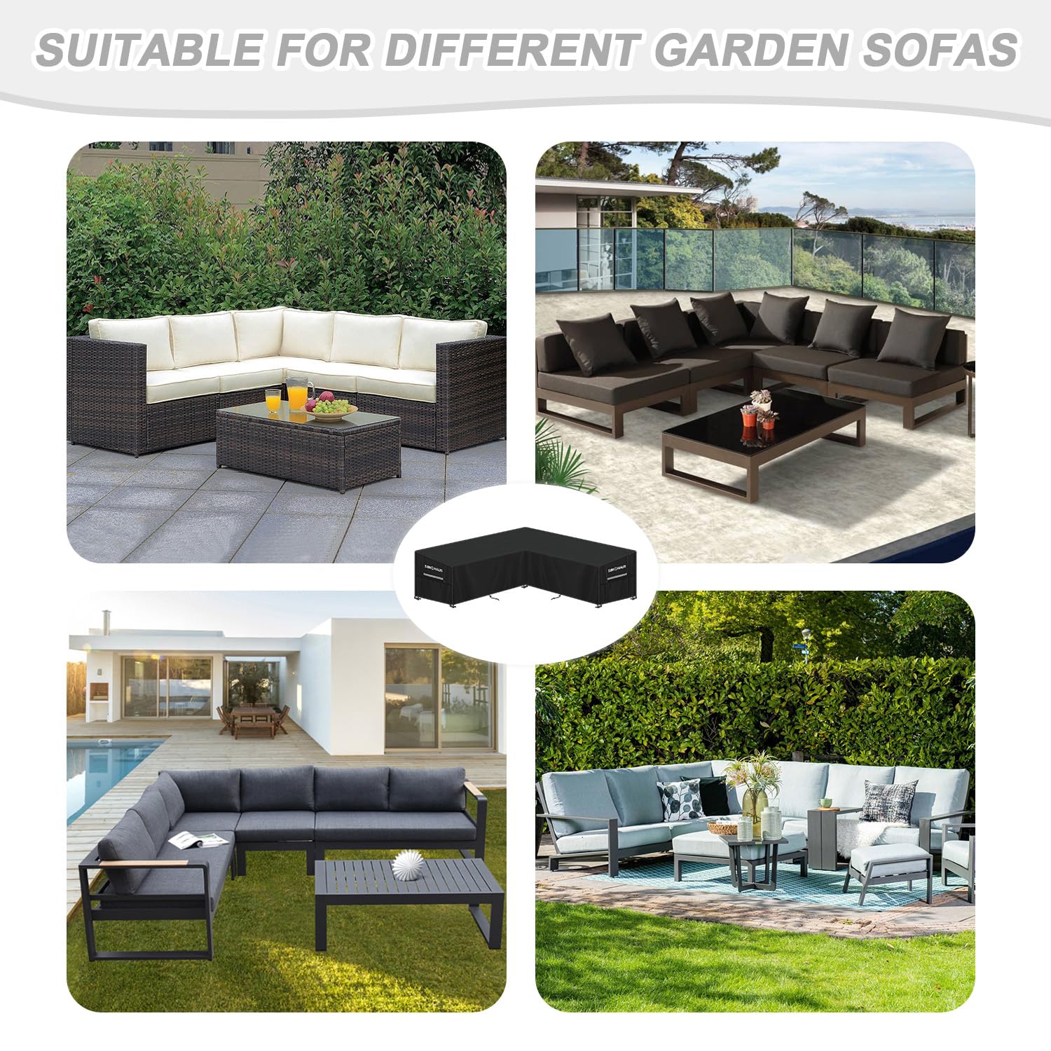 HEIMUNI Housse Salon de Jardin Extérieur, 70x70x70cm Housse Table Jardin Carrée Bâche Salon de Jardin Imperméable 420D Oxford Bache de Protection Exterieur Table Housse pour Table de Jardin Coupe-vent HEIMUNI Housse Salon de Jardin Extérieur, 70x70x70cm Housse Table Jardin Carrée Bâche Salon de Jardin Imperméable 420D Oxford Bache de Protection Exterieur Table Housse pour Table de Jardin Coupe-vent