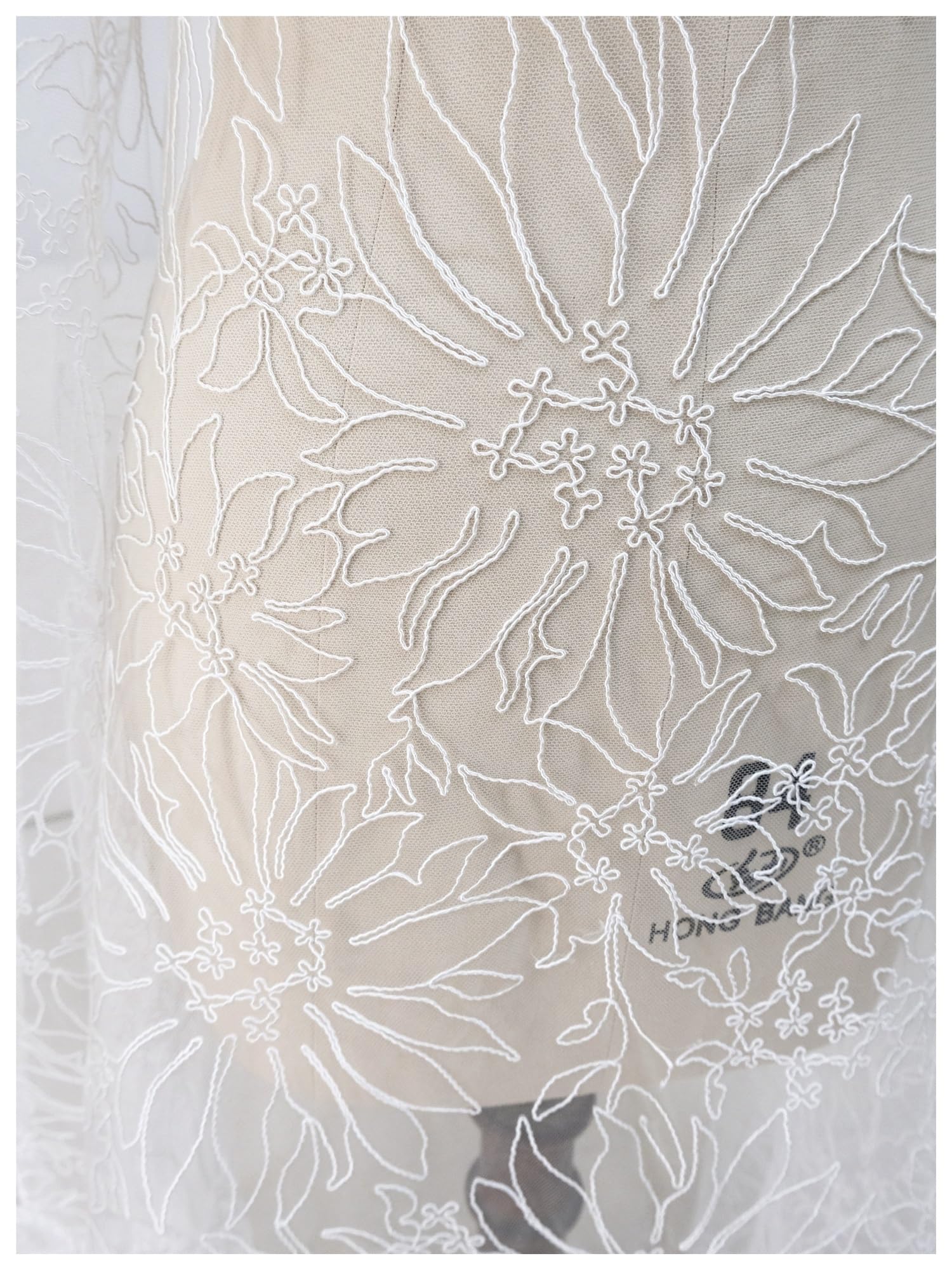 Mesh Lace Fabric Embroidery Clothing Sewing Fabric