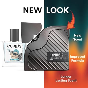 Cupids Hypnosis 3.0 Pheromone Cologne for Men Long Lasting Mens Pheromone Perfume with PheroPureVXNTM Magnetic Eau de Parfum with Citrus Vanilla Notes 50ml