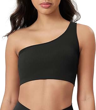 Avocado ヨガウェア　Onita One Shoulder Bra Avocado ヨガウェア Onita One Shoulder Bra（アーモンドバター