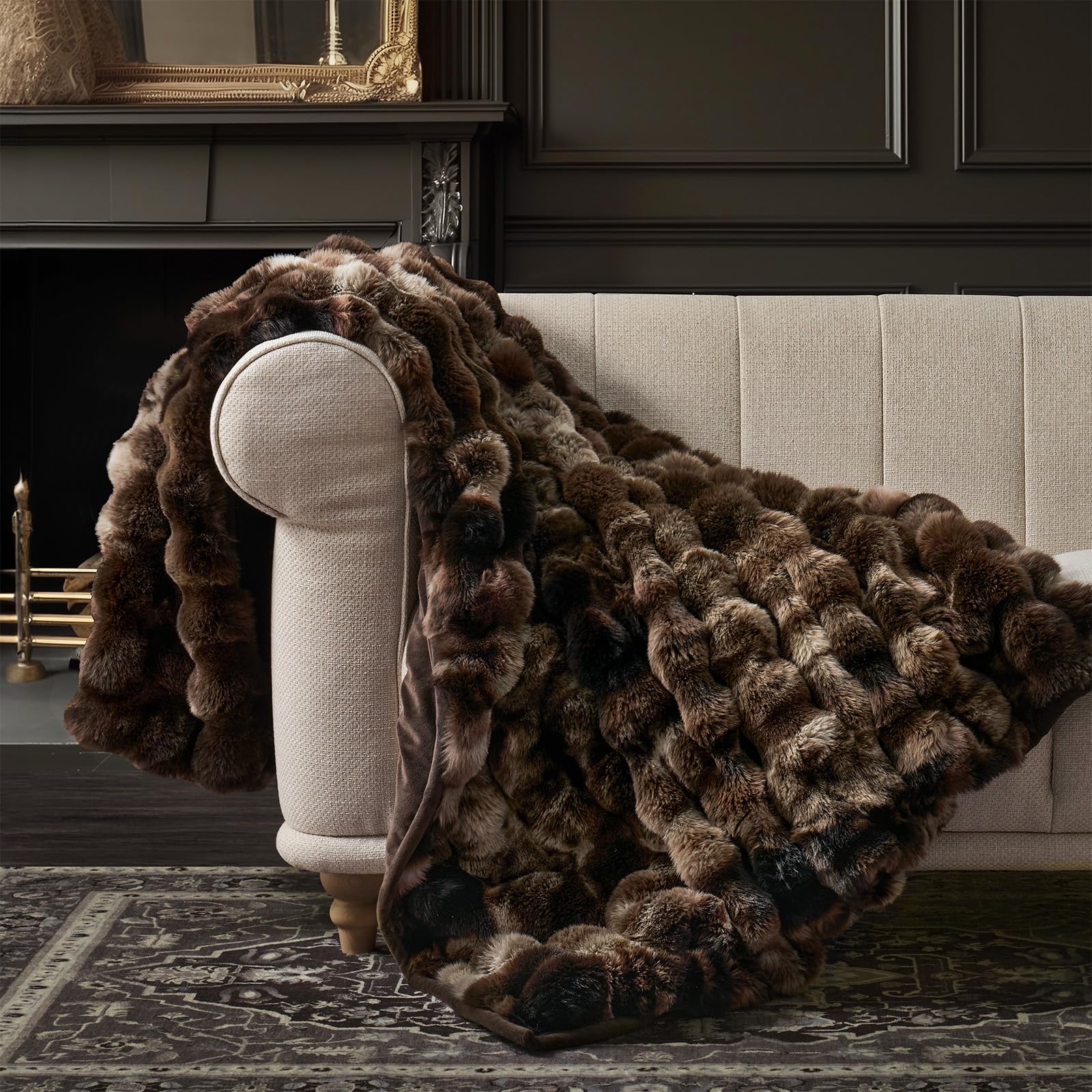 Amazon.com: EverGrace Ultra Soft Luxury Fluffy Faux Rabbit Fur