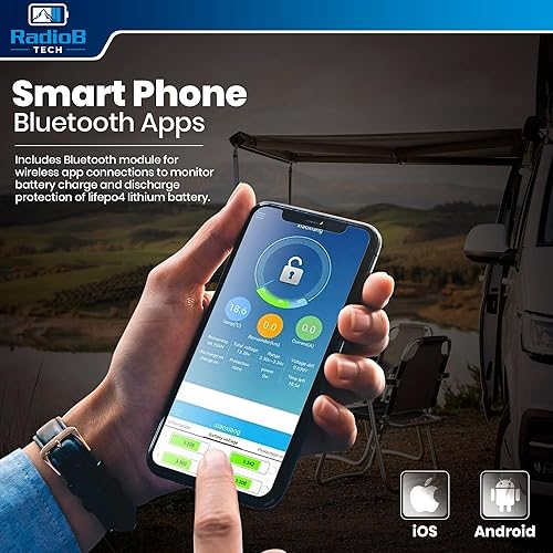 Miniatura 4 de Smart BMS 4S 12V Lifepo4 - Placa de protección de PCB para gestión de baterías de litio con cables de equilibrio y Bluetooth inalámbrico, soporta 4