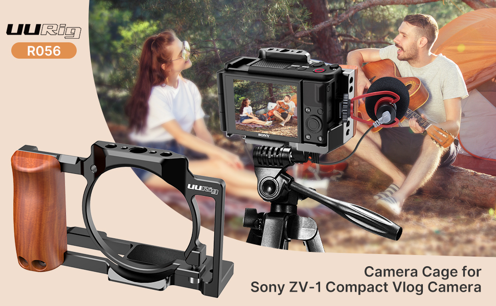 Amazon.com : UURig ZV1 Camera Cage for Sony ZV-1 Camera Video