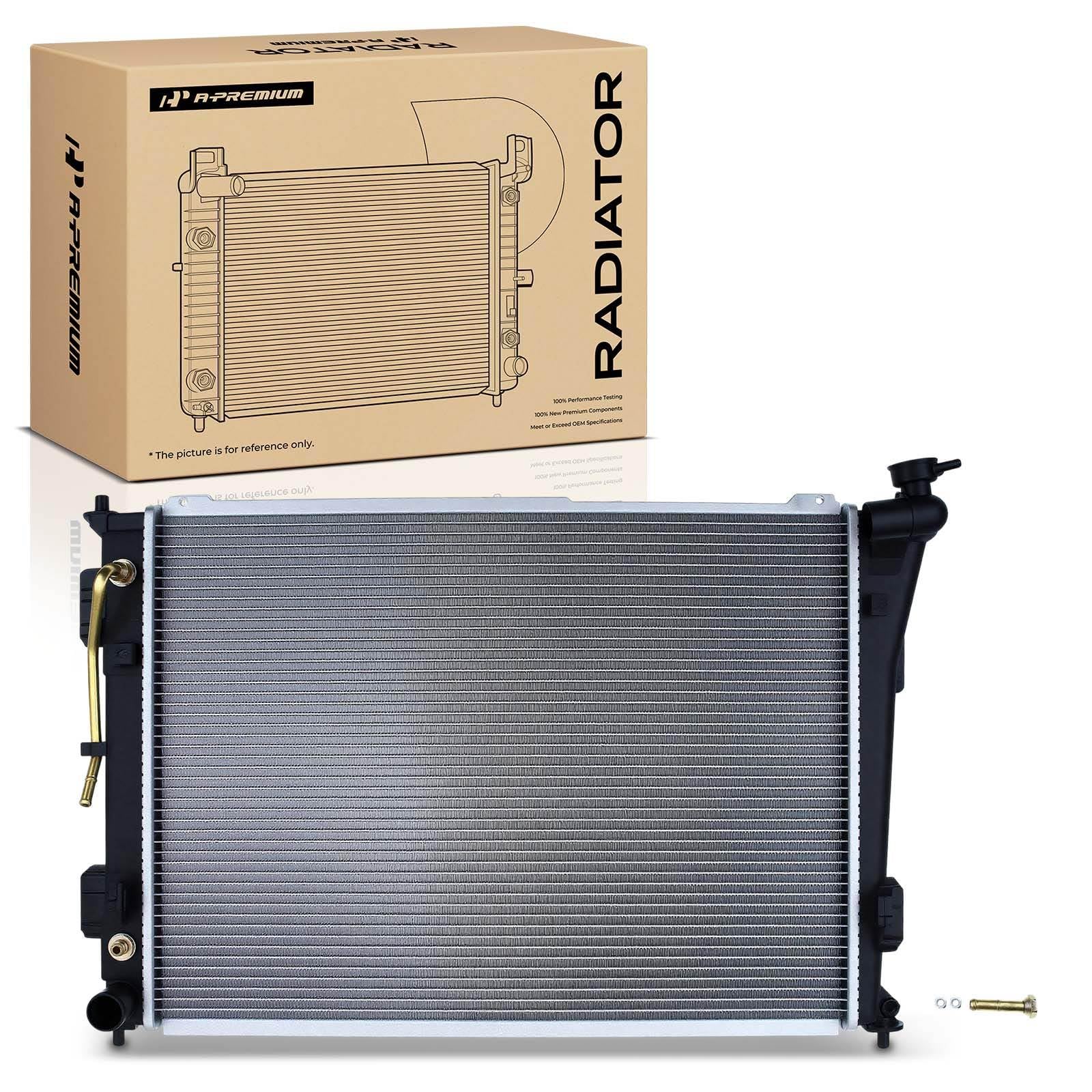 Photo 1 of A-Premium Engine Coolant Radiator Assembly with Transmission Oil Cooler Compatible with Hyundai Sonata 11-14 2.4L, Azera 15-17 3.3L & Kia Optima 11-15 2.4L, Cadenza 14-15 3.3L, AT