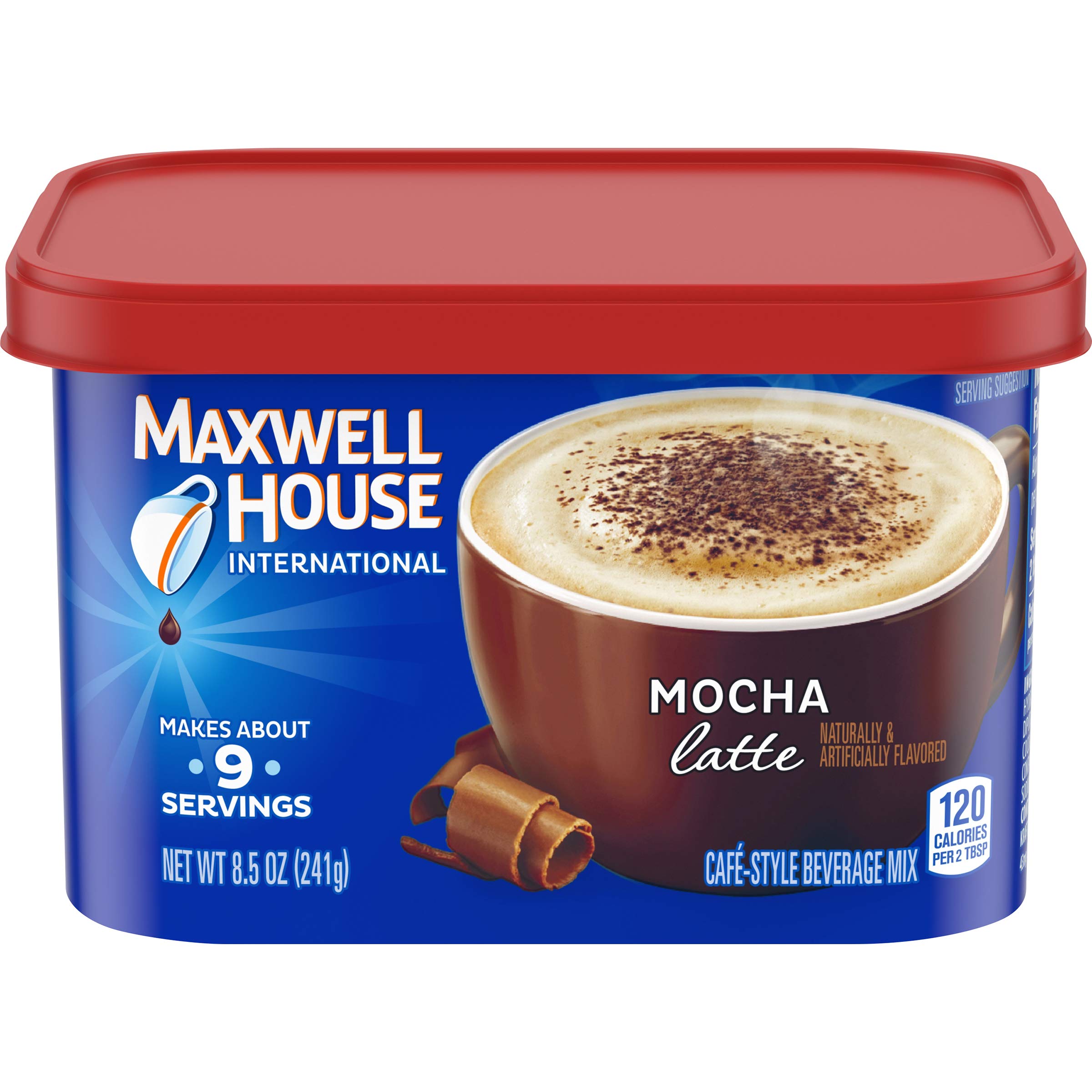 Maxwell House International Coffee Mocha Latte, 8.5 Ounce (Pack of 8)