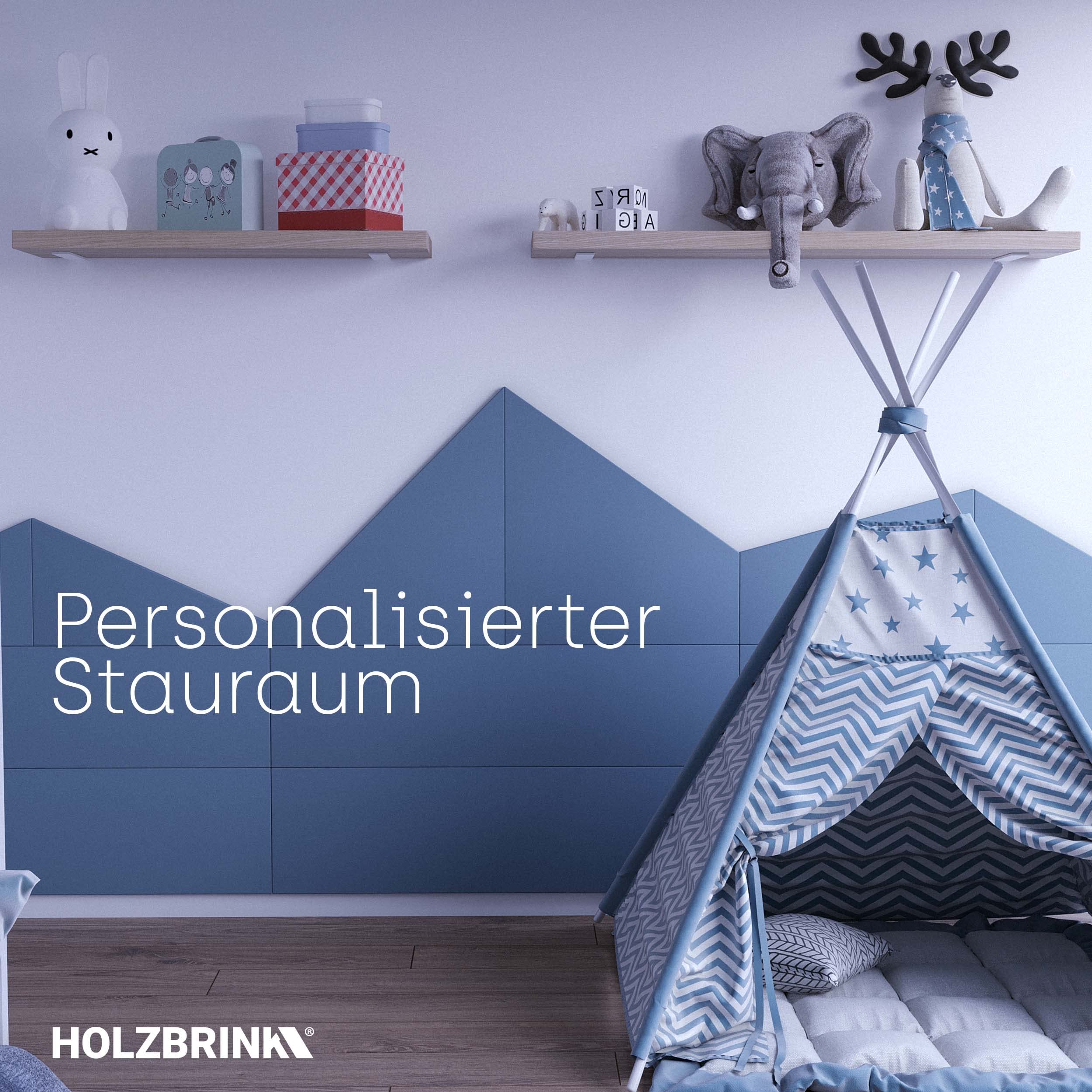 HOLZBRINK Metalowy wspornik półki, wspornik do półek ściennych, półka DIY, wspornik 200x100x40 mm, biały, 4 sztuka, HLR-L-200-9016
