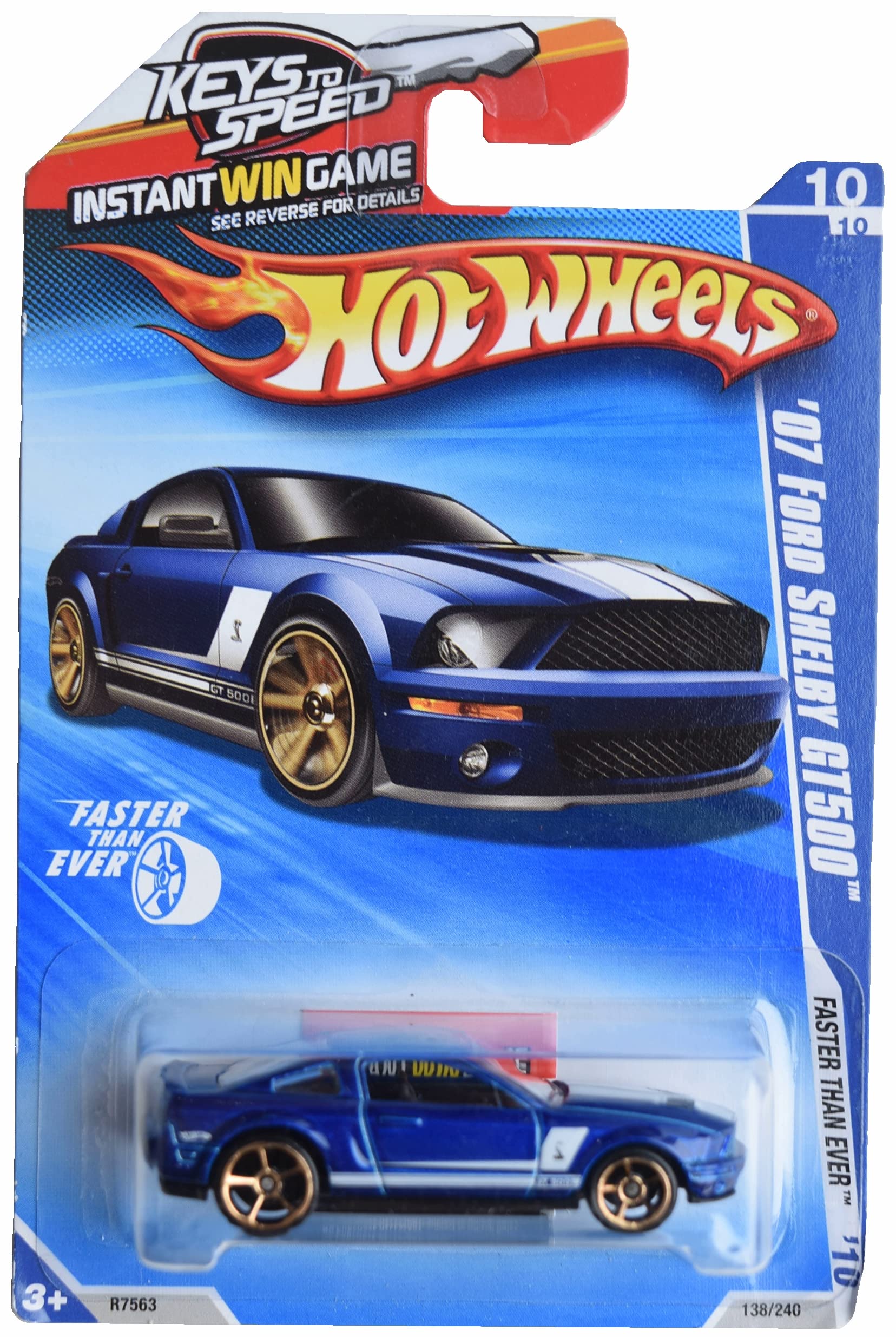 Amazon.com: Hot Wheels '07 Ford Shelby GT500, Faster Than Ever '10