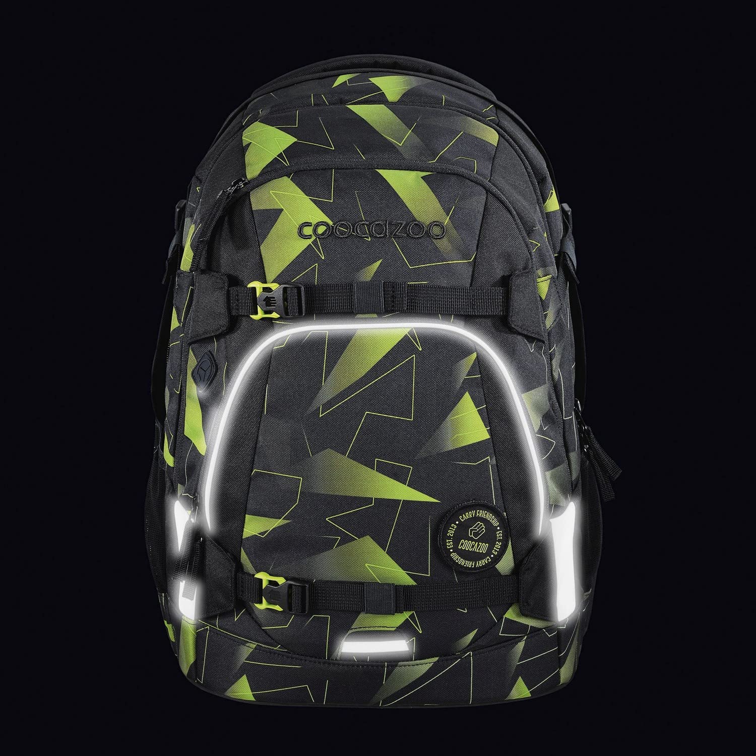 Coocazoo Mate School Backpack Lime Flash