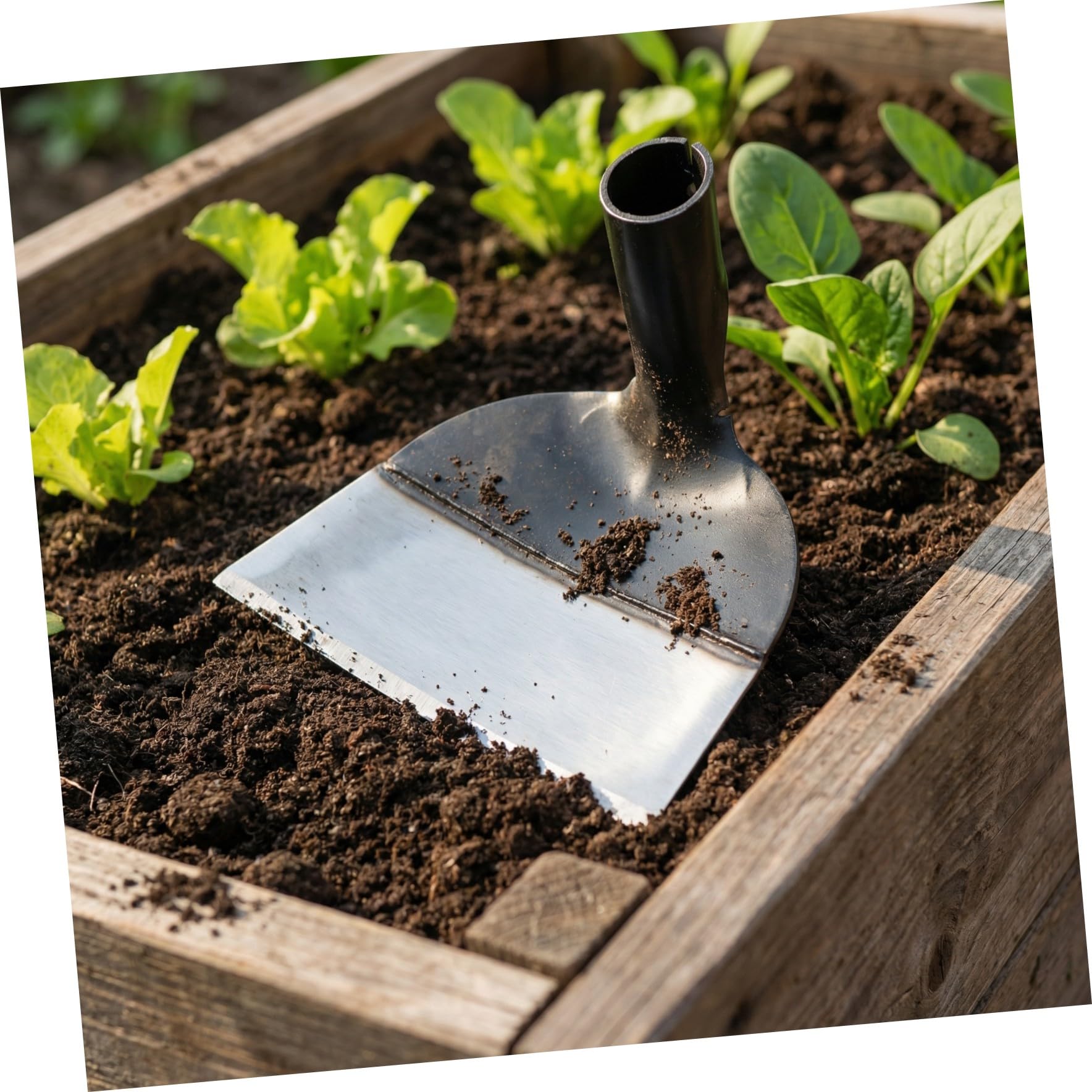 Attrezzo da Giardino senza Manico per Diserbo in Acciaio Resistente Agli Urti Utensile Funzionale Lama Durevole per Coltivatori e Giardinieri per Erbacce