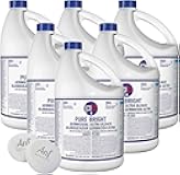 (6 Gallons) - Liquid Chlorine Bleach, for Laundry, Household and Commercial Cleaning, 1 Gallon Jugs