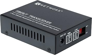 Networx Gigabit Ethernet Fiber Media Converter - UTP to 1000Base-ZX - LC Singlemode, 80km, 1550nm
