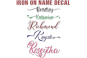 Personalized Iron-On Decals for Clothing - Express Yourself with Custom Words or Artwork