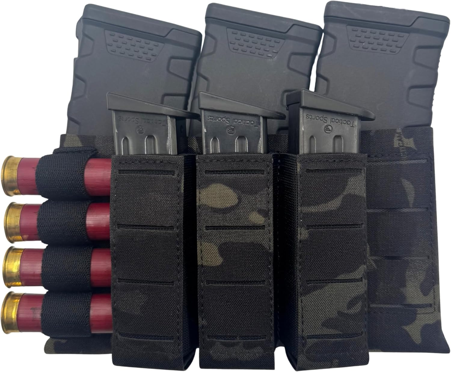 Laser Laminate Triple Mag Pouch – 5.56 Rifle, Pistol & Shotgun Shells Tactical Magazine Panel