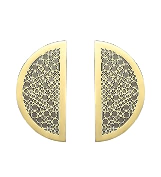 Two Moustaches Bubble Design D Shaped 6 Inches Brass Door Handle Pair, Door Handles for Main Door, Antique Door Handles, Wardrobe Handles, Handles for Glass Doors, Standard, Pack of 2