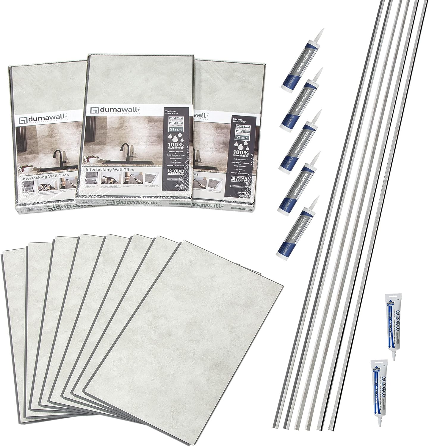 Buy Dumawall Shower And Tub Surround Kit Rain Cloud Online In Vietnam B07ndkck7n