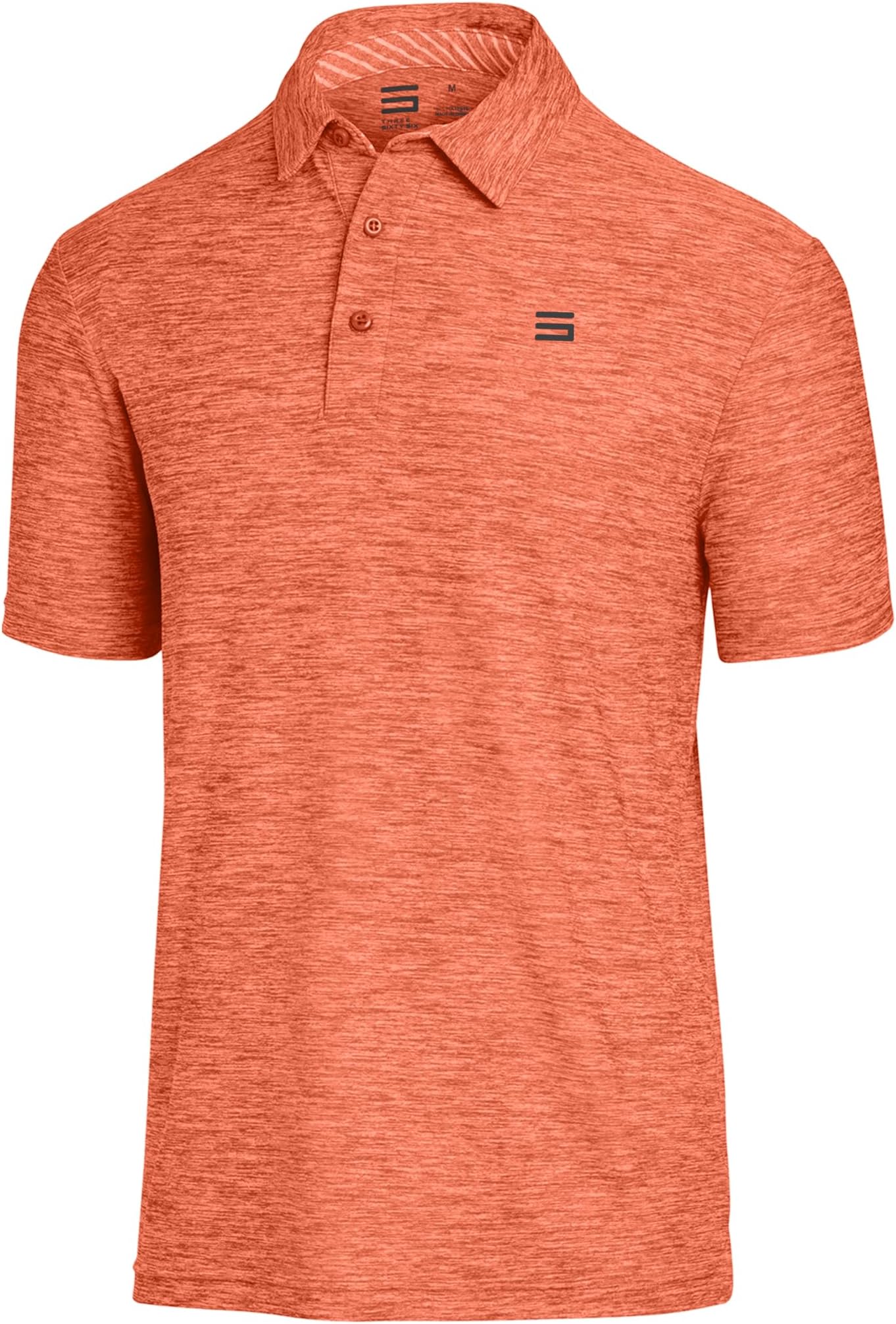 Three Sixty Six Golf Shirts for Men - Dry Fit Short-Sleeve Polo, Athletic Casual Collared T-Shirt