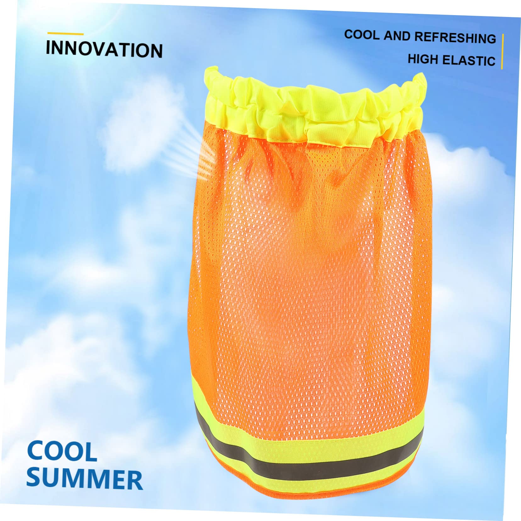 UKCOCO 10pezzi Copripale Per Casco Da Costruzione Protezione Neck Shield Copertura Per Sole e Riflettente Per Attività All Aperto Compatibile Con Caschi Di Sicurezza