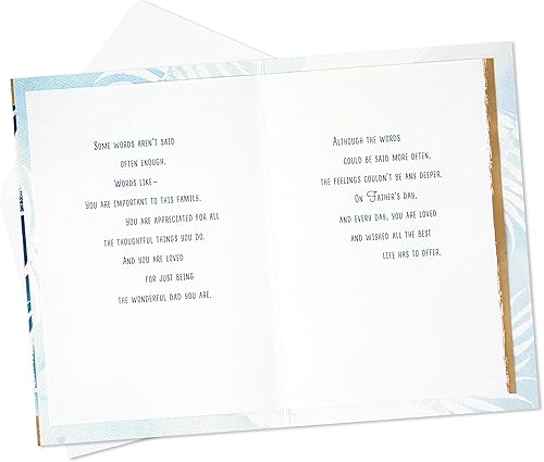 Miniatura 10 de Hallmark Tarjeta del día del padre para papá de hija con imán extraíble (como padre, como hija)