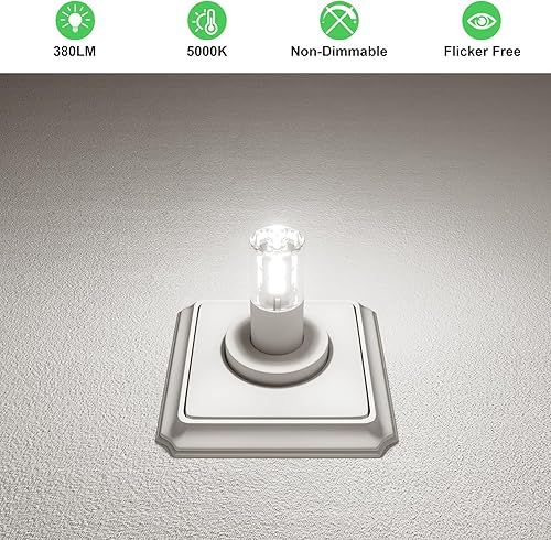 Miniatura 9 de Bombillas LED A19 equivalentes a 75 W, bombilla LED regulable, blanco brillante, 6000 K, 10 W, 900 lúmenes, base E26 (blanco luz diurna, paquete de