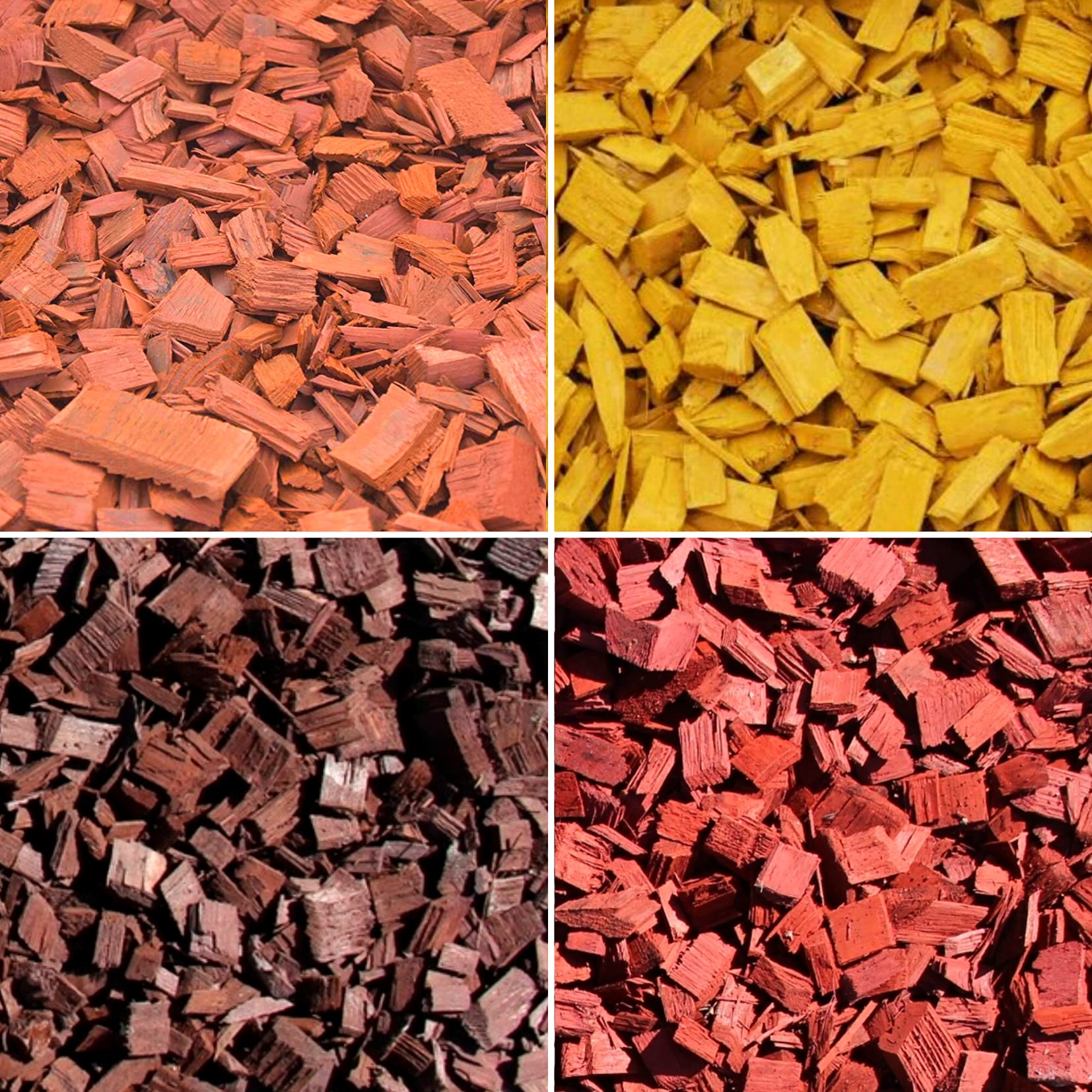 PSB Wood Chip Red Coloured Garden Chipping Flower Bark Wedding ...