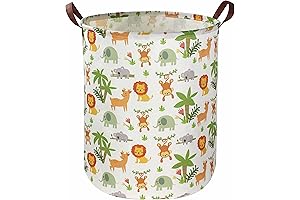 Safari Laundry Basket: Delightful Animal-Themed Storage for Kids