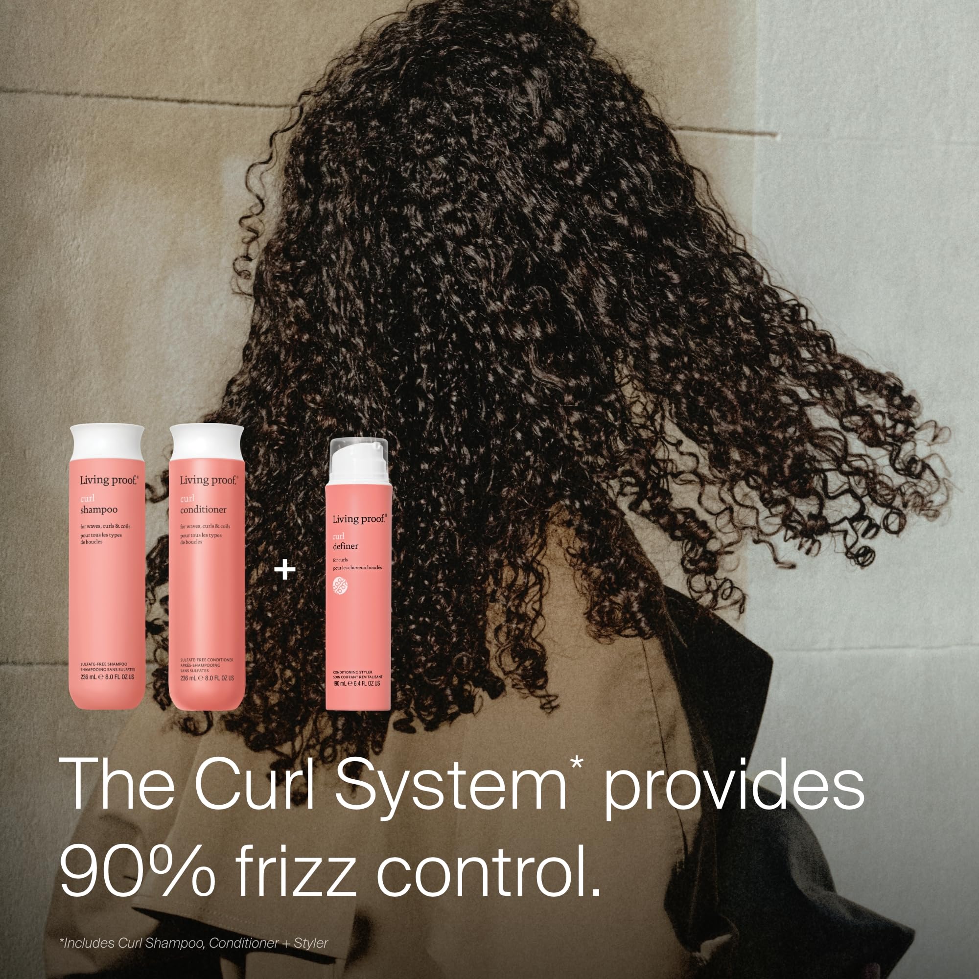 Living Proof Curl Conditioner 710ml – Definition & Anti-Frizz – Feuchtigkeitsspendend, entwirrend & stärkend – Für welliges, lockiges & krauses Haar