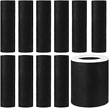 Amicura 10 Pcs P2 Model Air Purifier Pre-Filter Pads, Plastic Grille + Black Polypropylene Felt, Pre-Filter Layer, Effectively Captures Dust, Hair and Coarse Particles