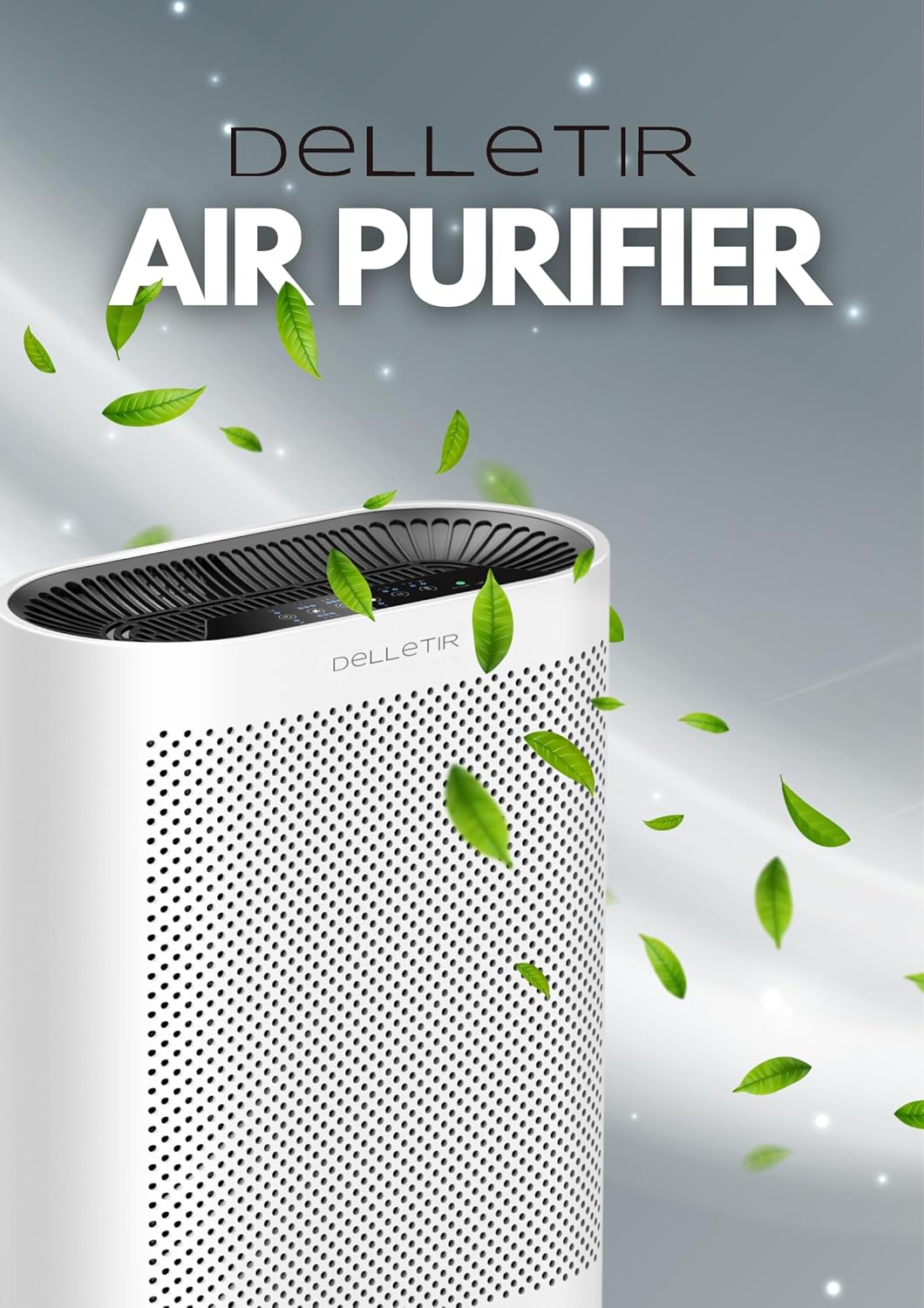 True HEPA Air Purifier GL-FS32 | 4-Stage Filtration System, Ultra-Quiet Operation, and Air Quality Sensor | Ideal for Large Rooms, Bedrooms, and Offices - Image 2