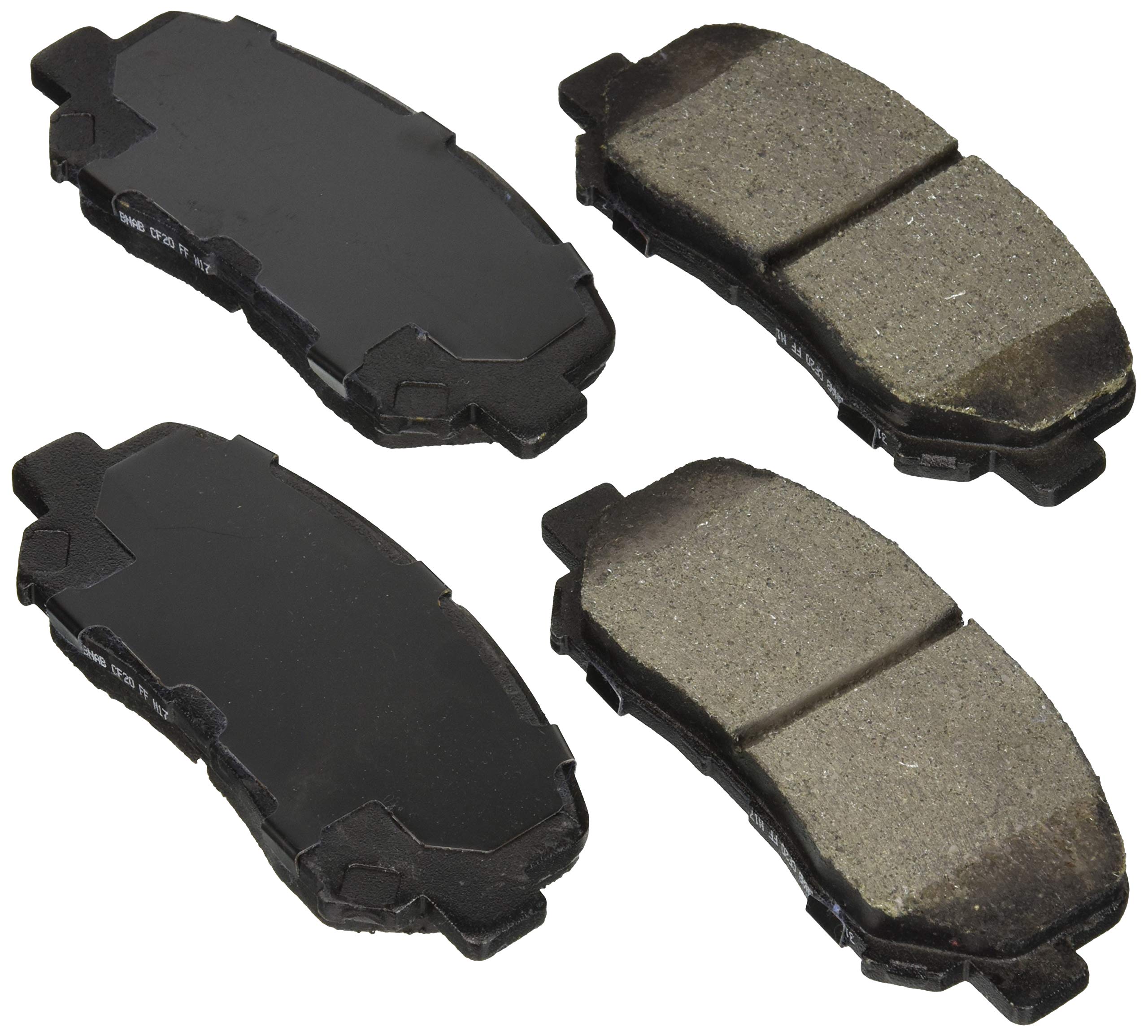Bosch BE1324H Blue Disc Brake Pad Set with Hardware - FRONT — view 390