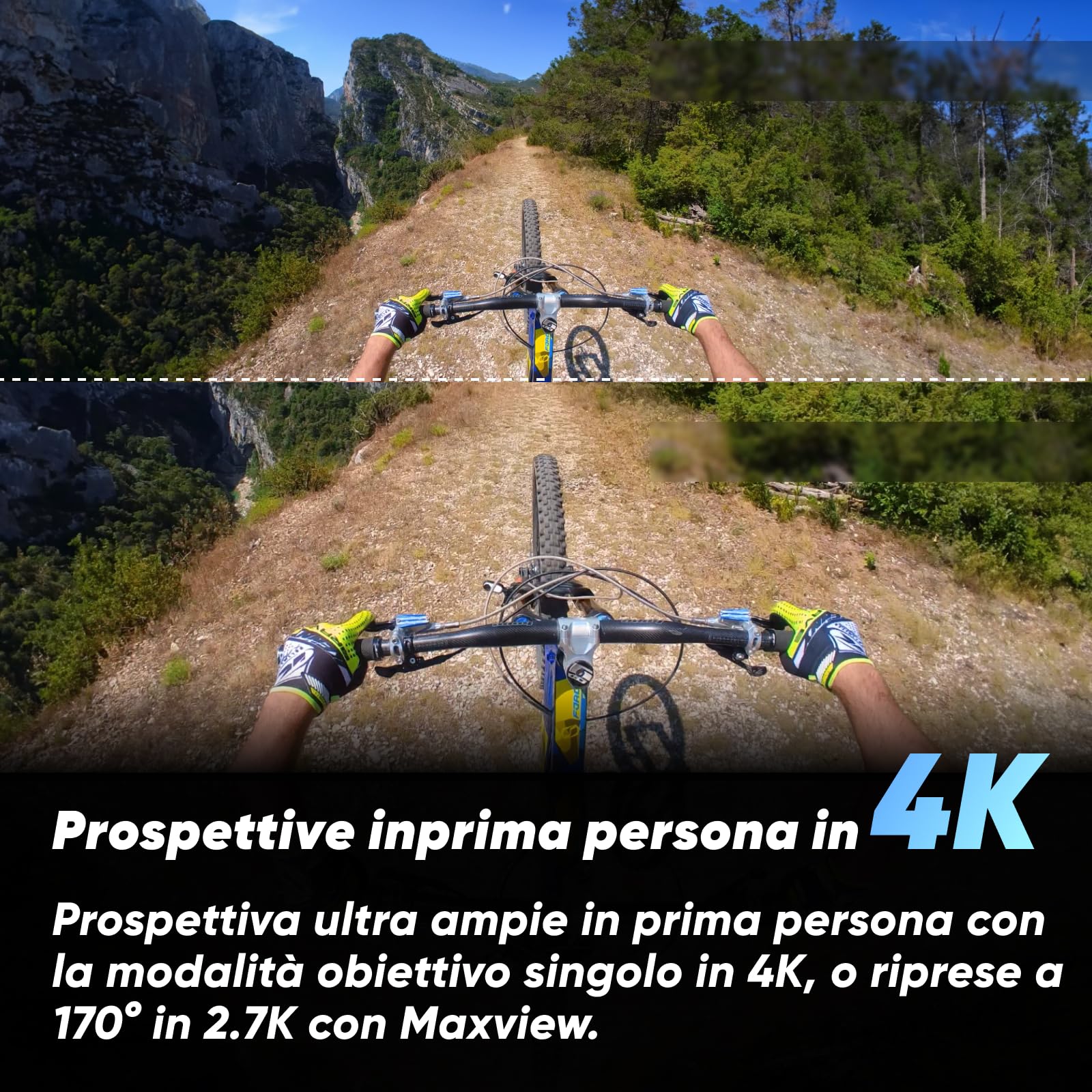 Insta360 X3 Kit Moto - Action Cam 360 impermeabile con sensore da 1/2", foto 360 da 72MP, video 360 5.7K, stabilizzazione, touch screen 2,29", vibrazione, editing IA, live streaming, webcam