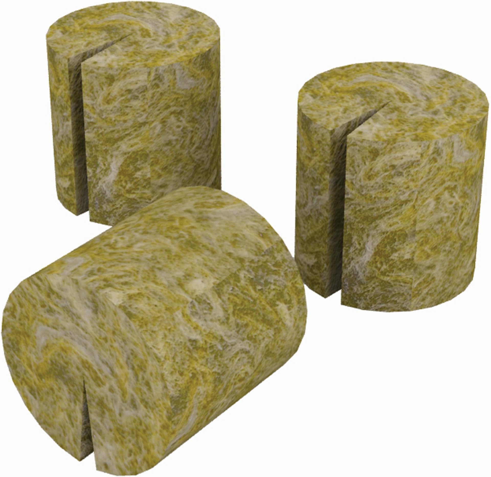 Rockwool Plant Plugs, Macro, 50-Pack
