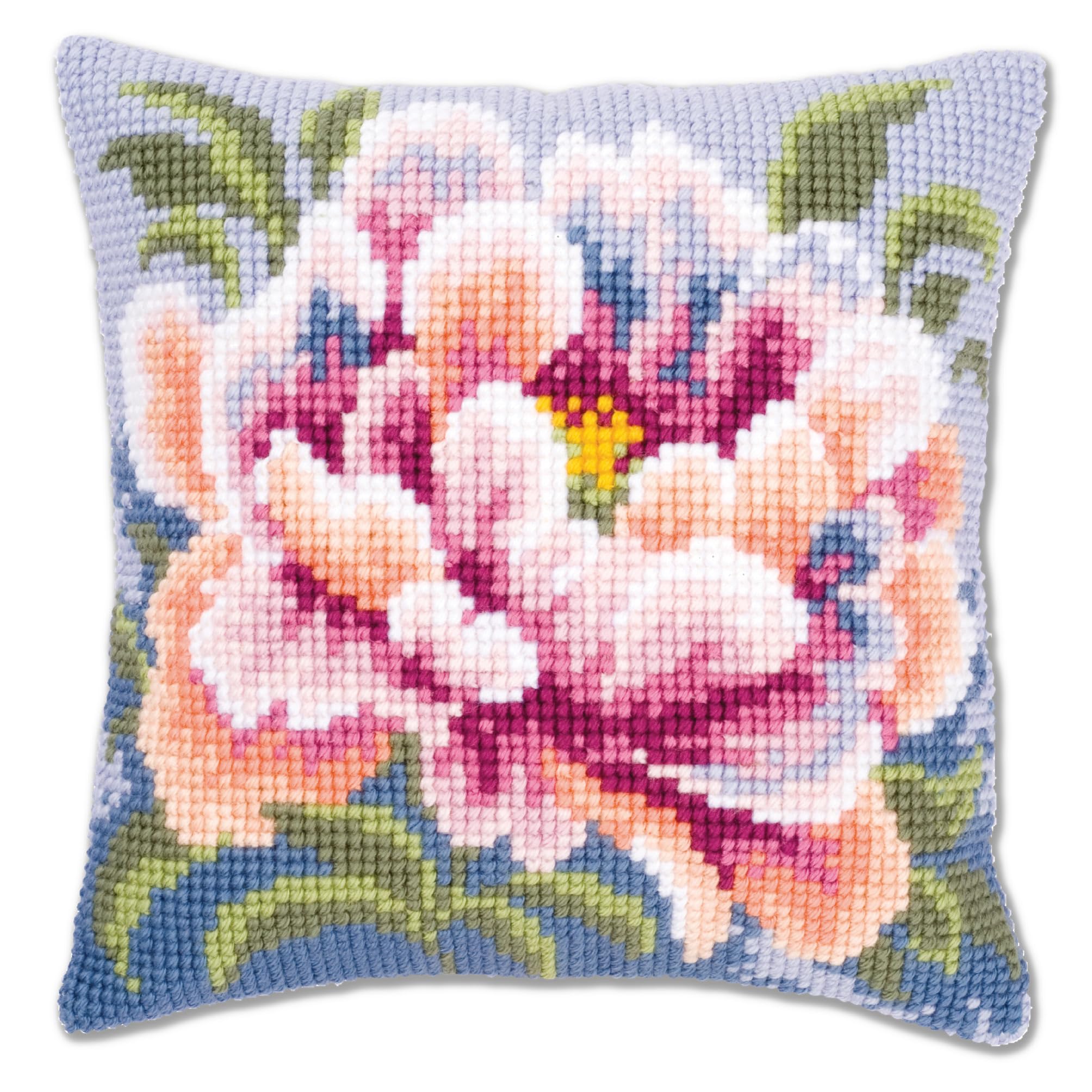 Vervaco Camellia Cross Stitch Cushion