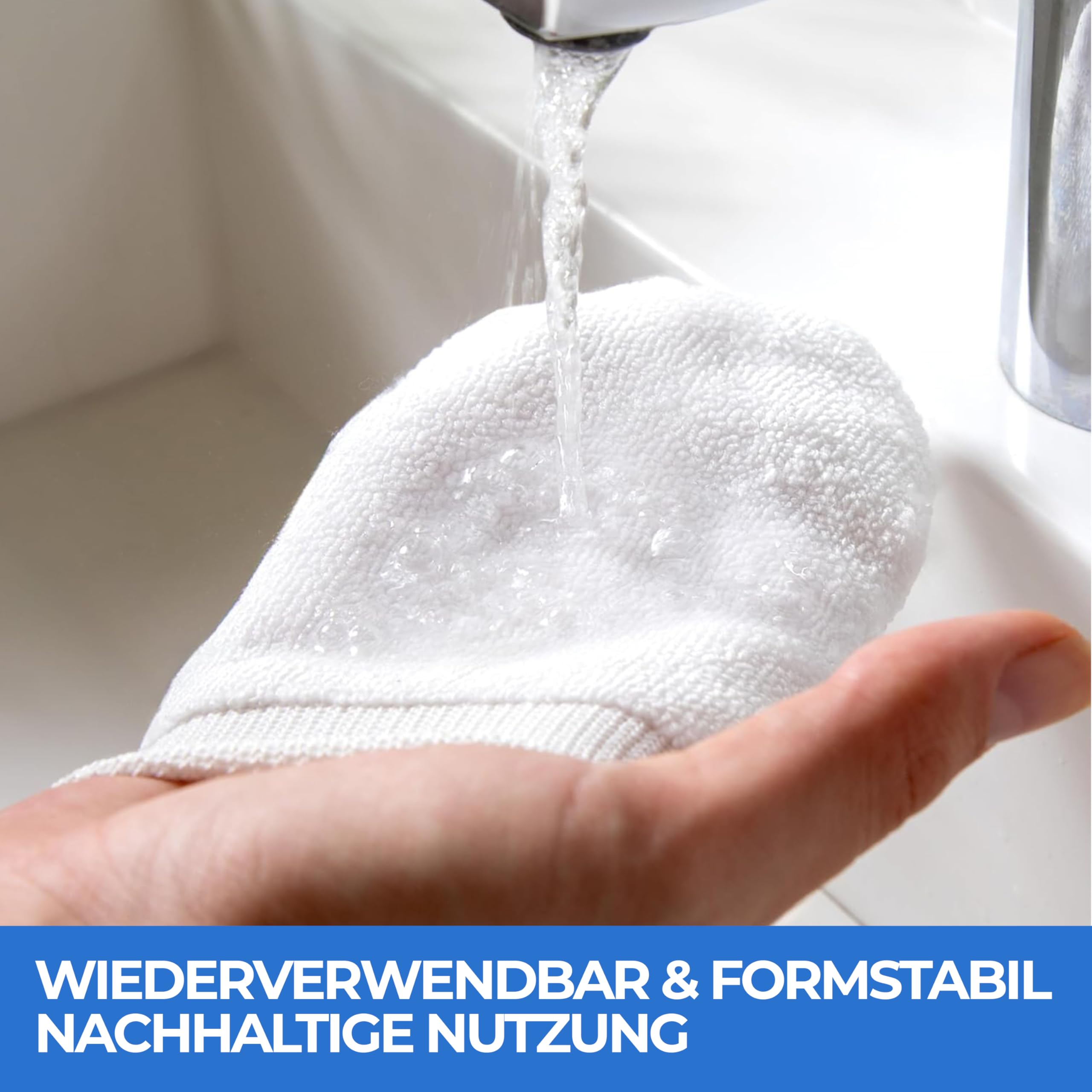 Silva Waschbare Abschmink- & Reinigungspads 5er Set – Mikrofaser Abschminkpads wiederverwendbar – Make-up Entferner Tücher für Gesicht & Augen – Hautschonend & Umweltfreundlich