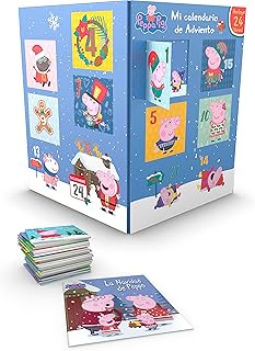 Mi calendario de adviento (Peppa Pig): Incluye 24 libros para que niños y niñas cuenten los días que quedan para Navidad