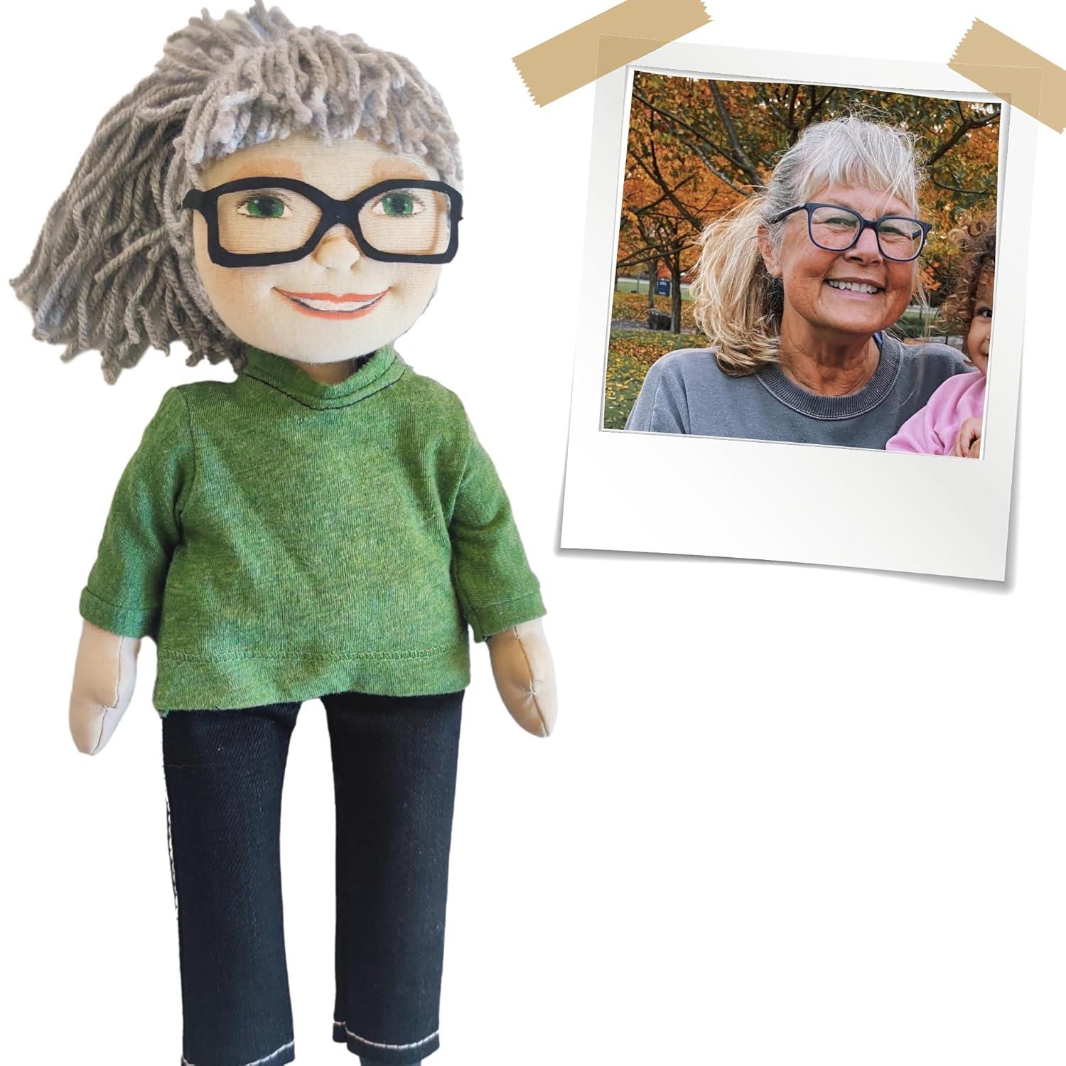 Personalized Gift Look-Alike Doll, 12′ Custom Stuffed Doll of Person ...