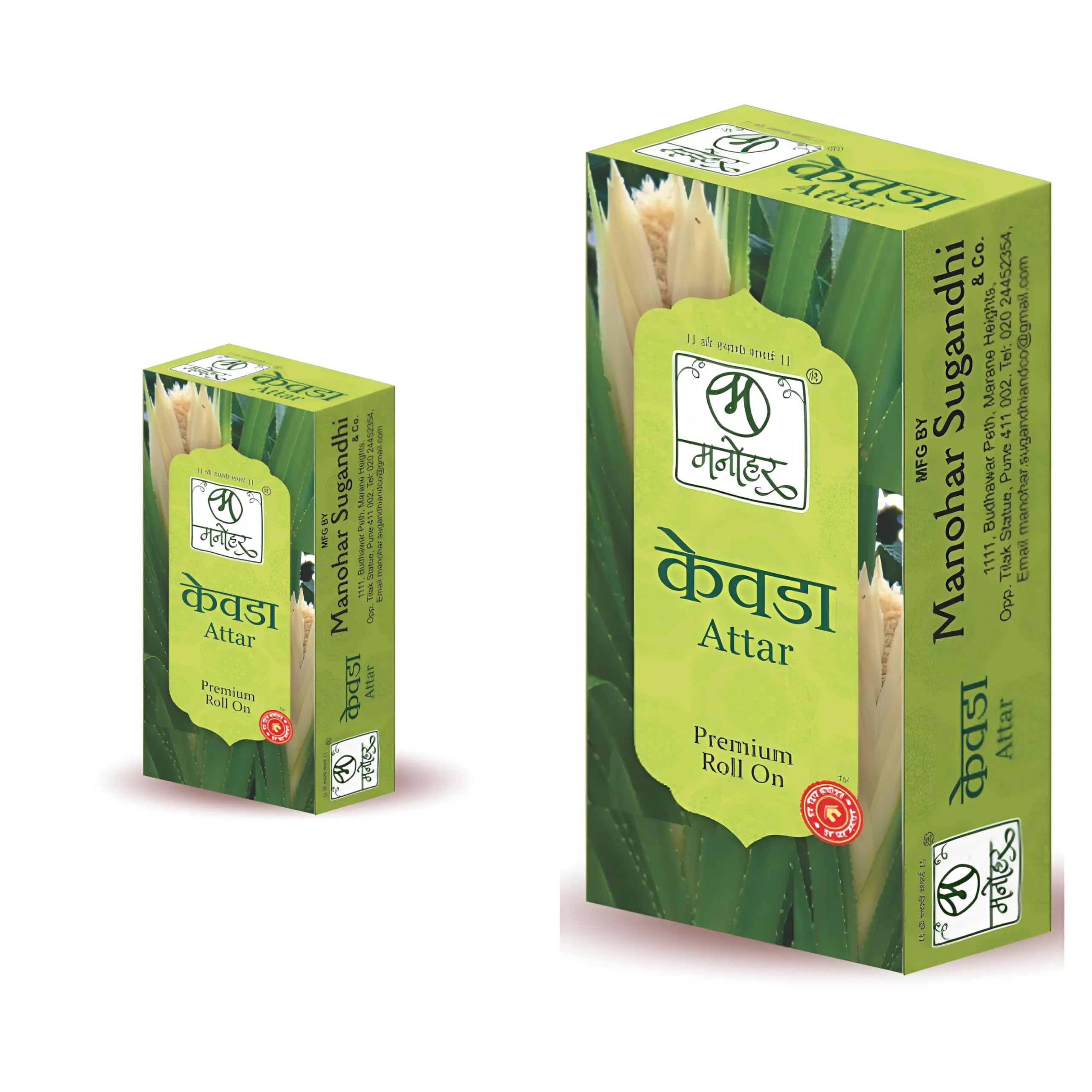 Velentron - Manohar Sugandhi *Kewda/Screw Pine/Pandanus Flower* Premium Roll on Attar | Luxurious, Sweet Floral Notes with a hint of Exotic Fruitiness | Pack of 2 Bottles | 3g & 9g Each-image-28