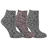 Dr. Scholl's Women's Soothing Spa Low Cut Gripper Socks, 3 Pack, Multi-Colored, Shoe Size: 4–10