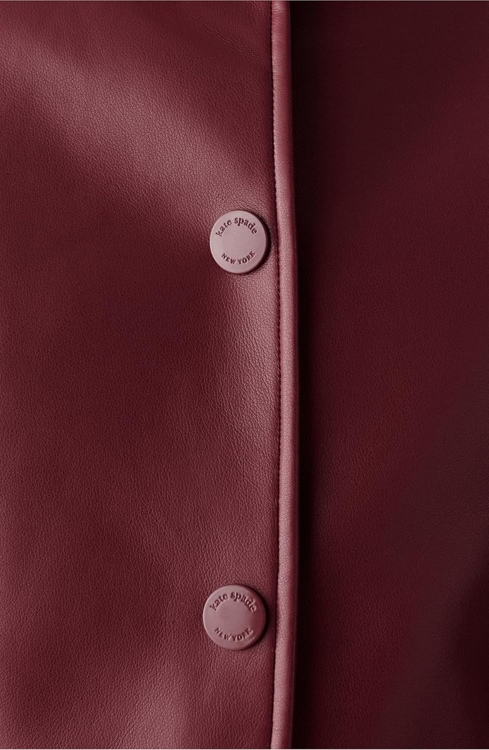 kate spade new york Women's Faux Nappa Leather Jacket