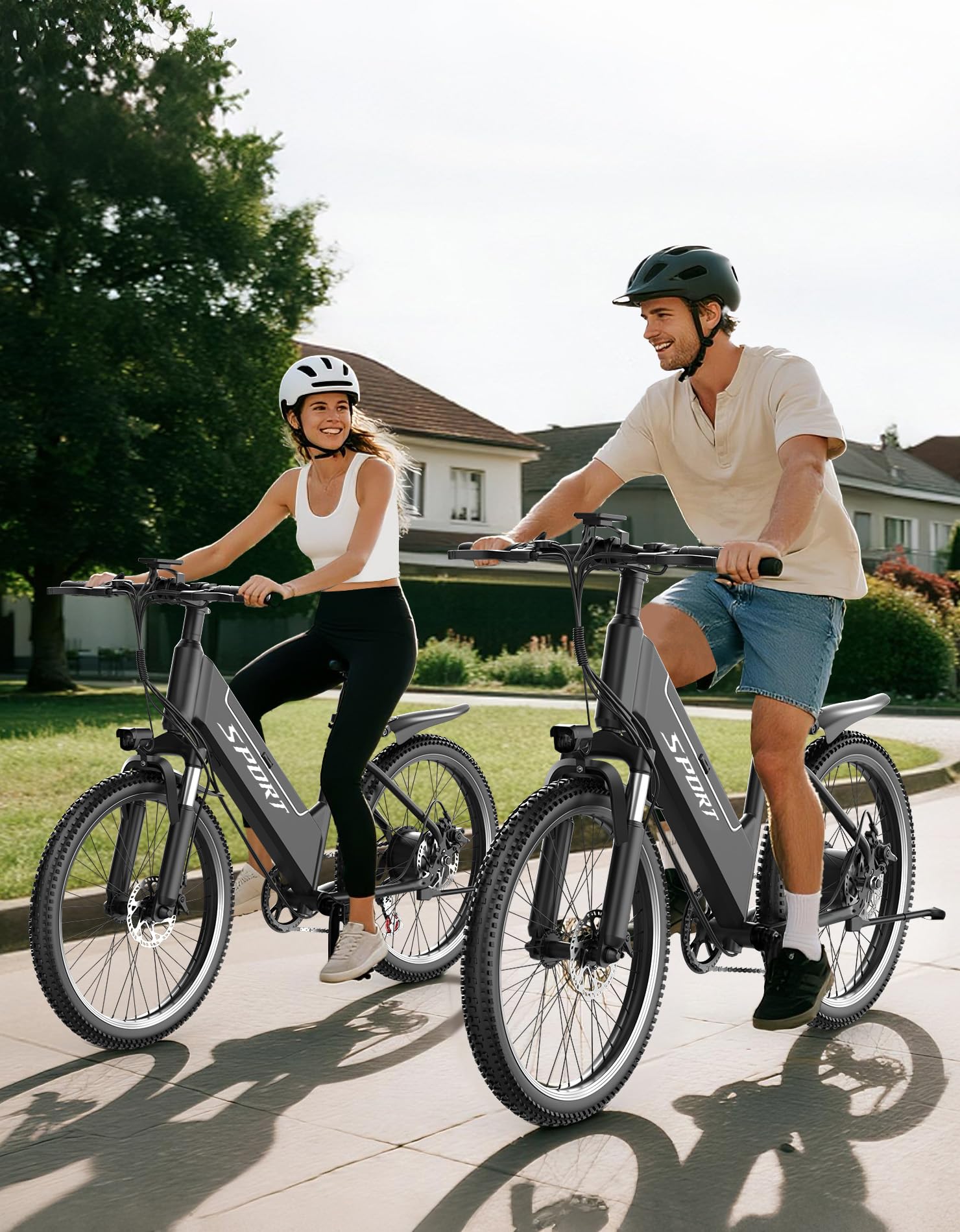Electric Bike for Adults, 26" Ebike, Peak 1500W Motor, 40KM/H 105 KM Max Range E Bikes for Adults, 480Wh Removable Battery, Adult Electric Bicycles for Commute Mountain, 7-Speed, Front Suspension — view 9