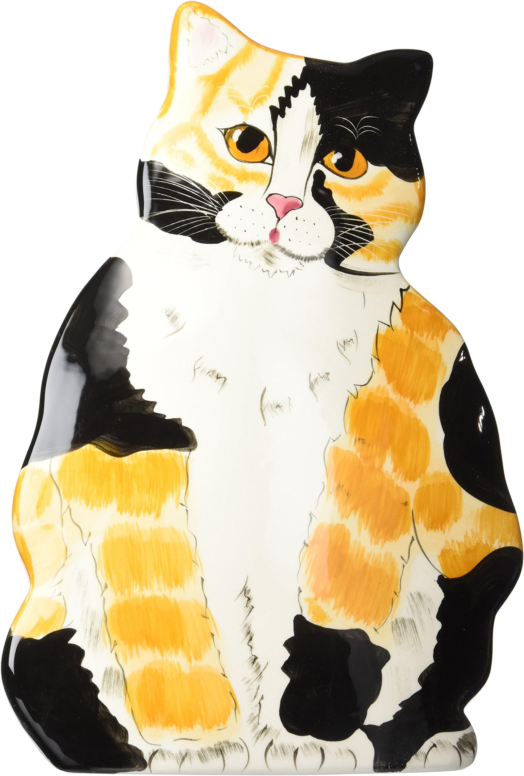 Rescue Me Now Pavilion Gift, Large Calico Cat Vase, 11-1/2-Inch Tall