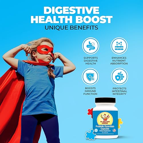 Miniatura 4 de Cápsulas probióticas para la salud digestiva, diversas cepas con 20 mil millones de UFC, apoya la absorción de micronutrientes, mantiene