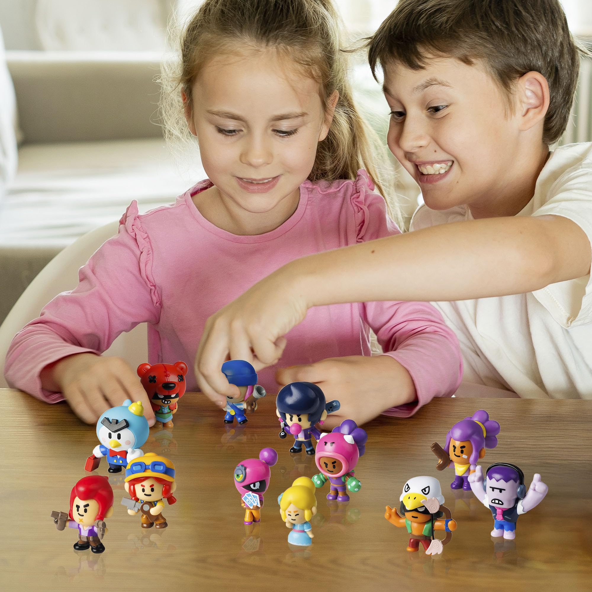 spielzeug colt Brawl Stars Leon Figur Brawl Stars Figuren-Set - Colt & Bibi 6cm
