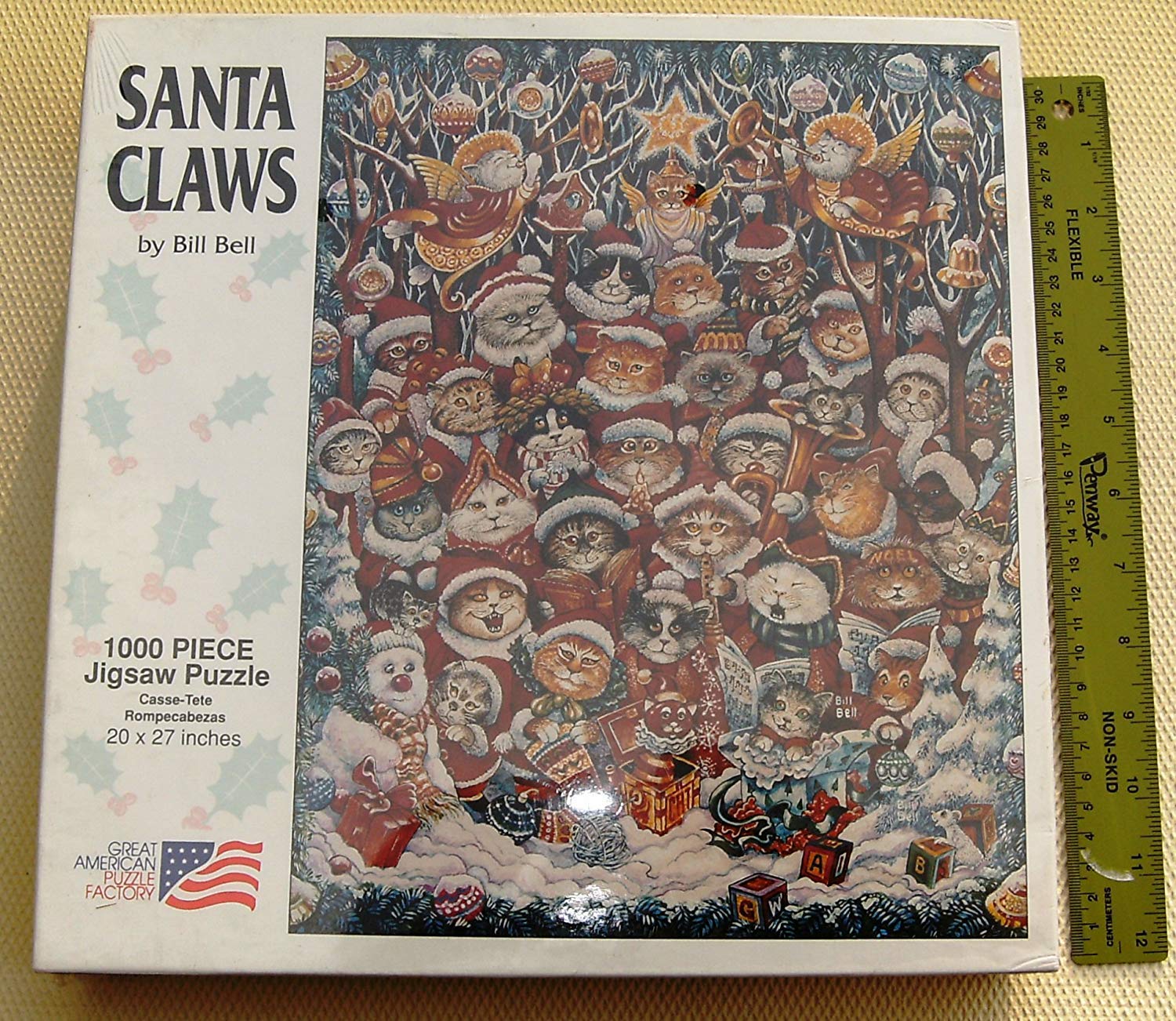 Santa Claws 1000 Piece Jigsaw Puzzle